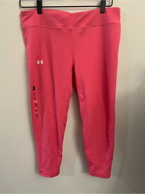 Under Armour Coral Pink Performance Leggings